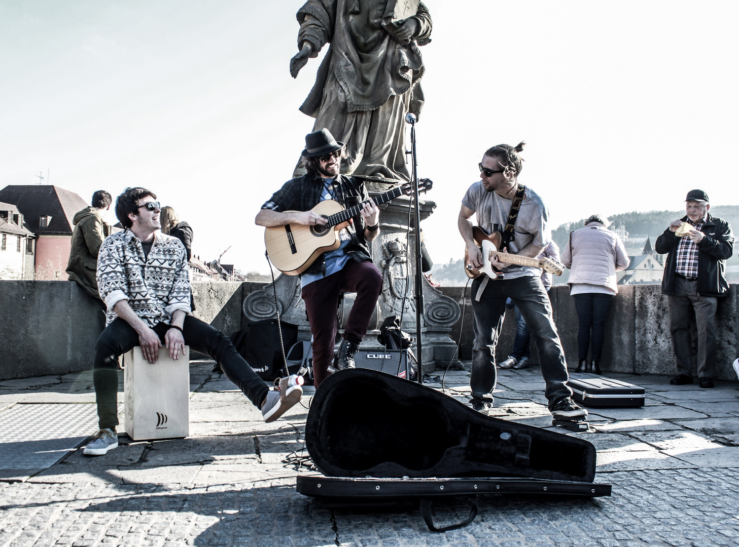 NO P* street music Wuerzburg Trio maerz 2016