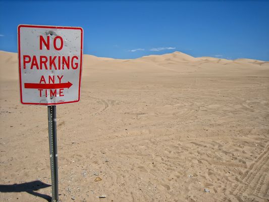 No Parking...
