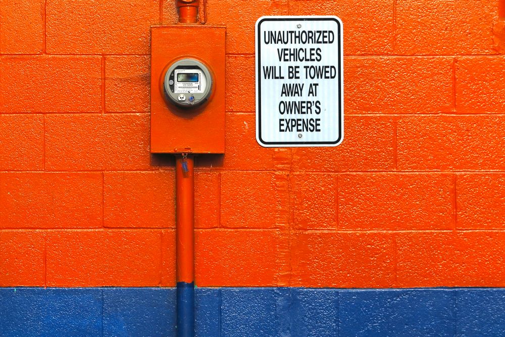 " no parking II ", ohio, usa