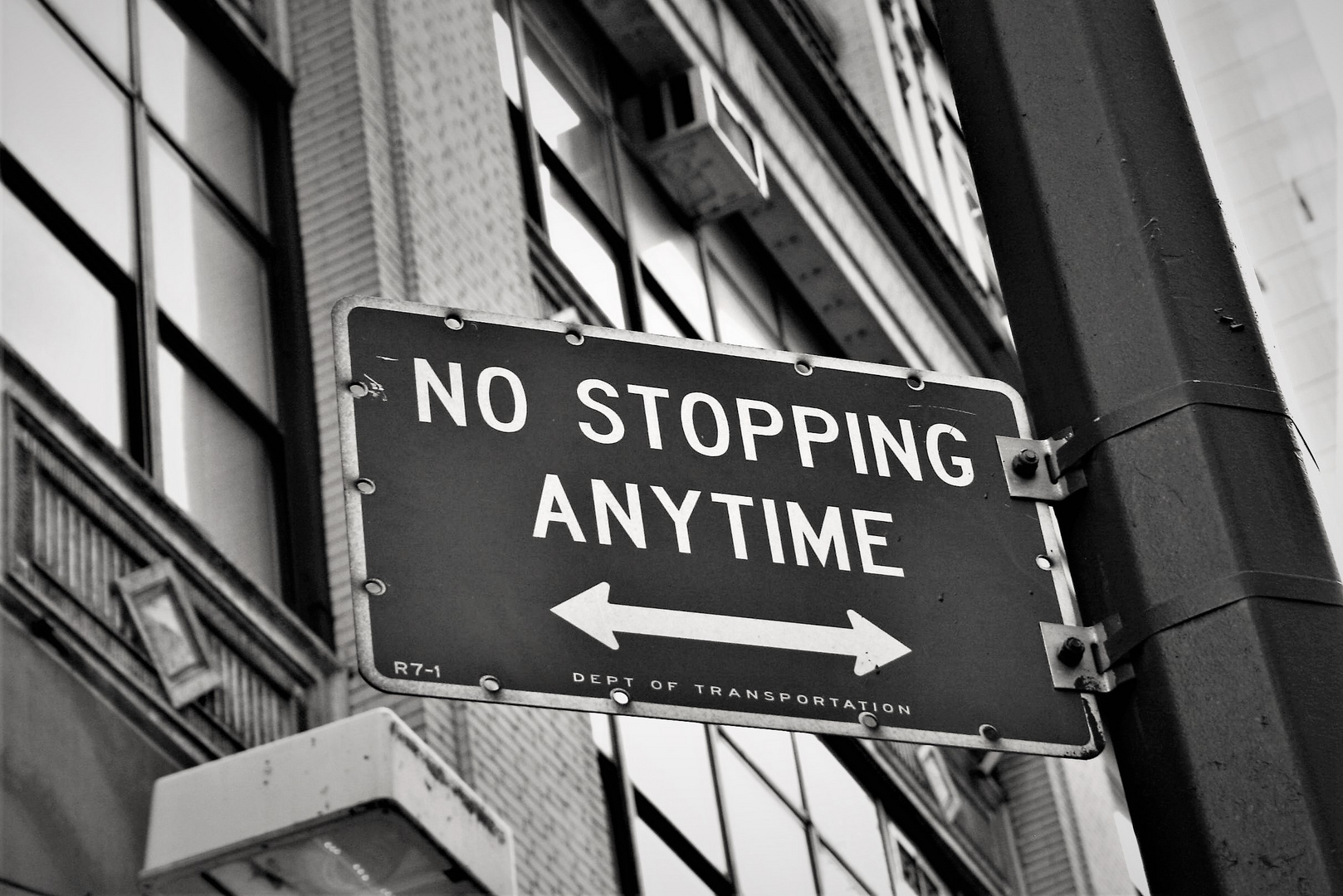 No stopping