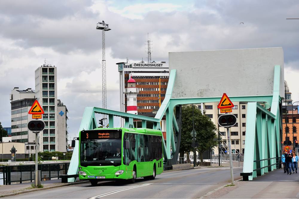 Nobina # 3444 | Malmö, Klaffbrön | 17.07.2016