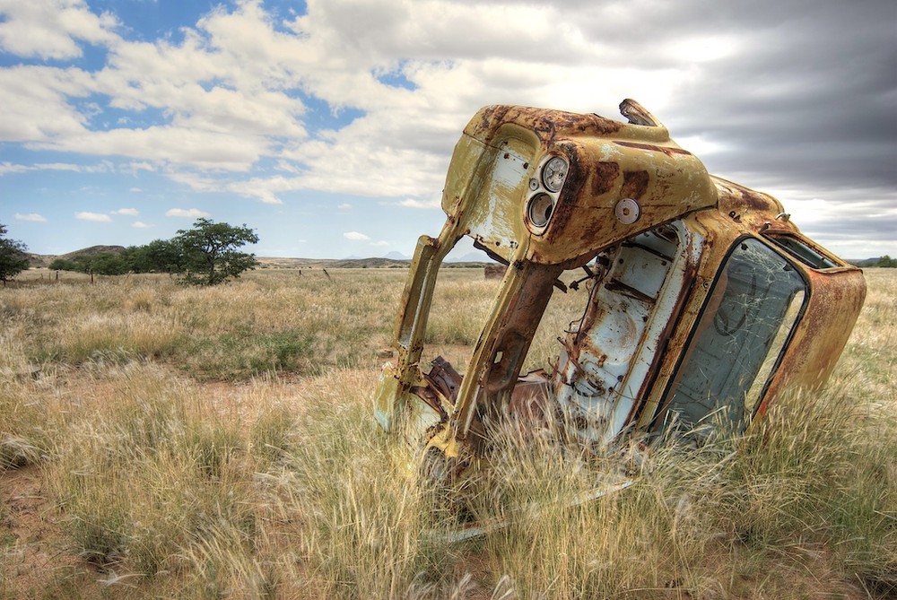 noch ein altes auto in namibia