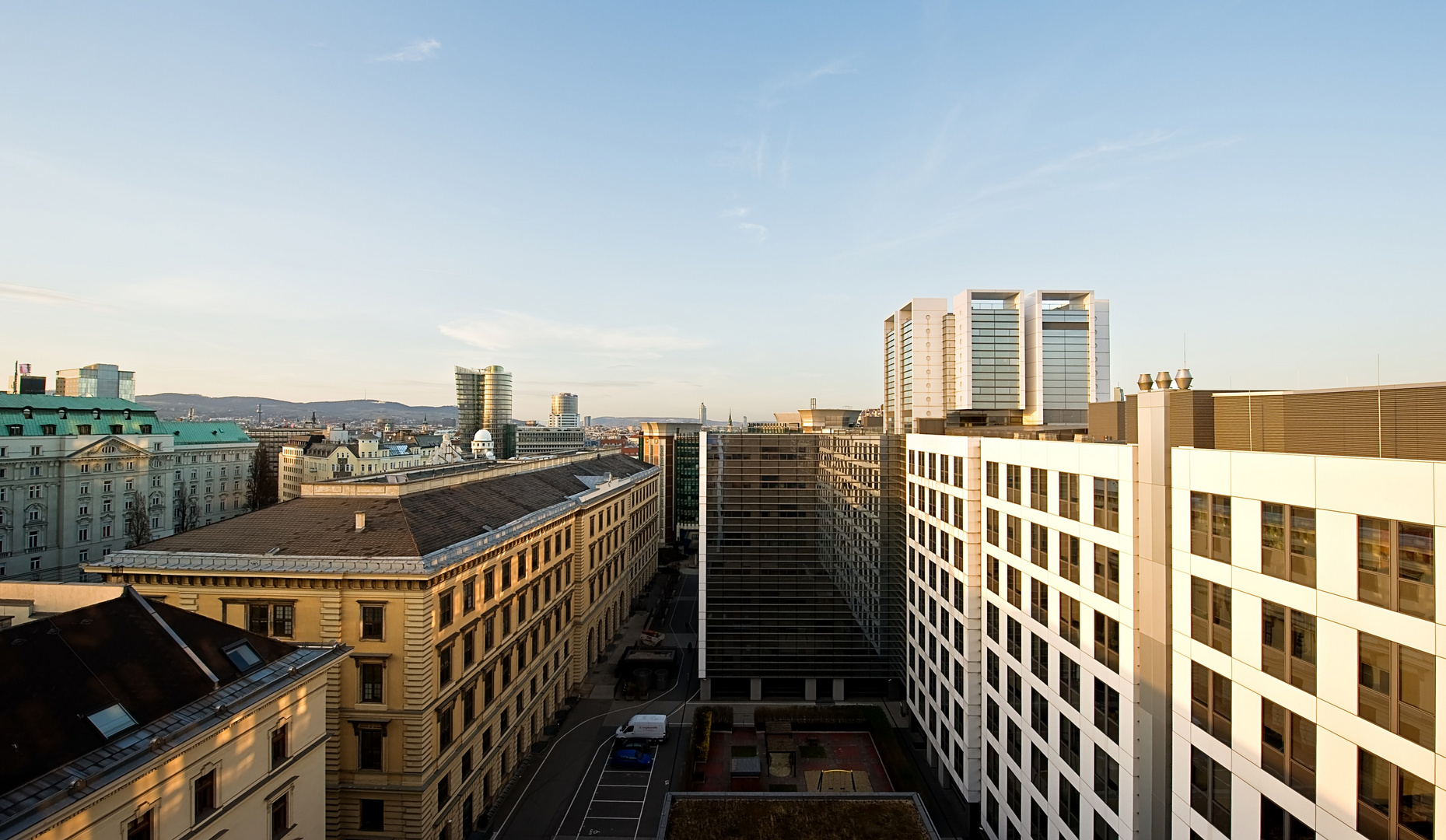 Noch ein Ausblick vom Bürodach