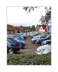 ... noch ein bild von der Parkplatz in Oostburg (Zeeuws-Vlaanderen)