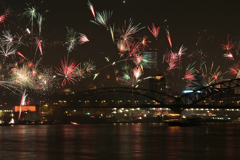 Noch ein bisschen Feuerwerk