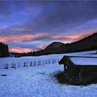 Noch ein bisschen Winter im Voralpenland