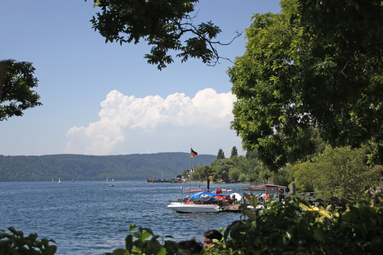 Noch ein Blick auf den Bodensee