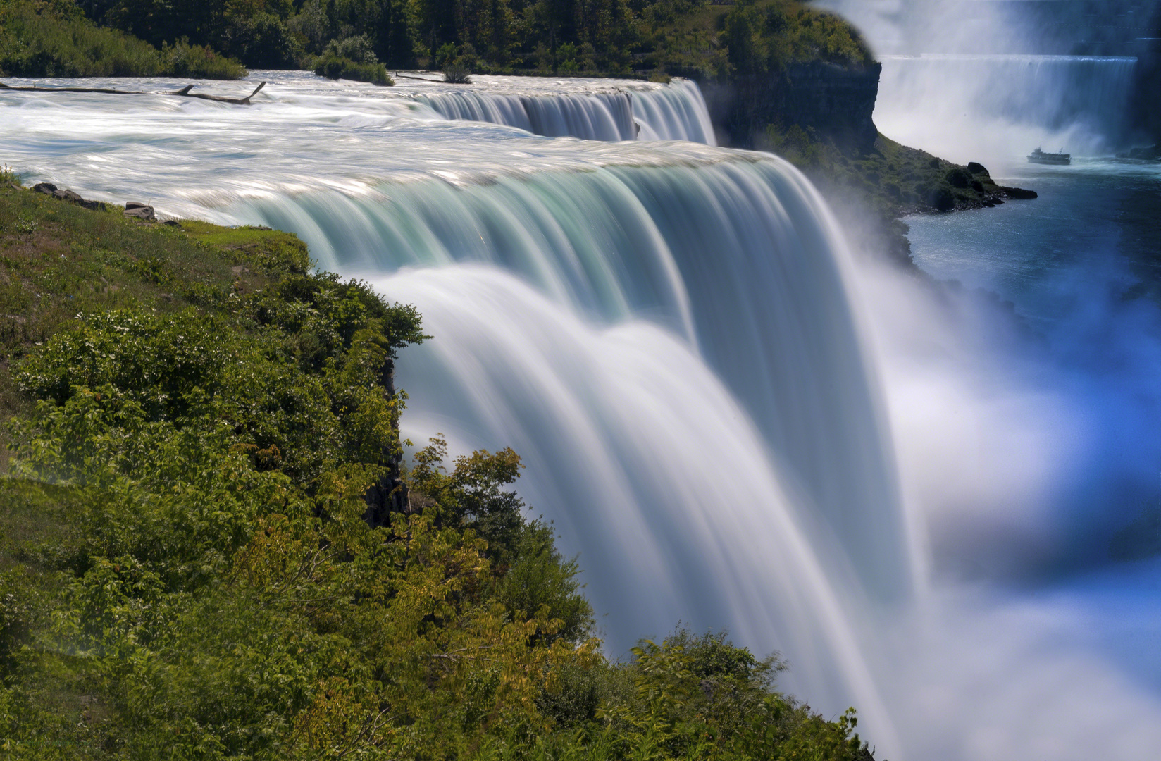 ... noch ein Blick auf die Niagara Fälle