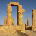 Noch ein Blick auf die Reste des Tempels von Soleb