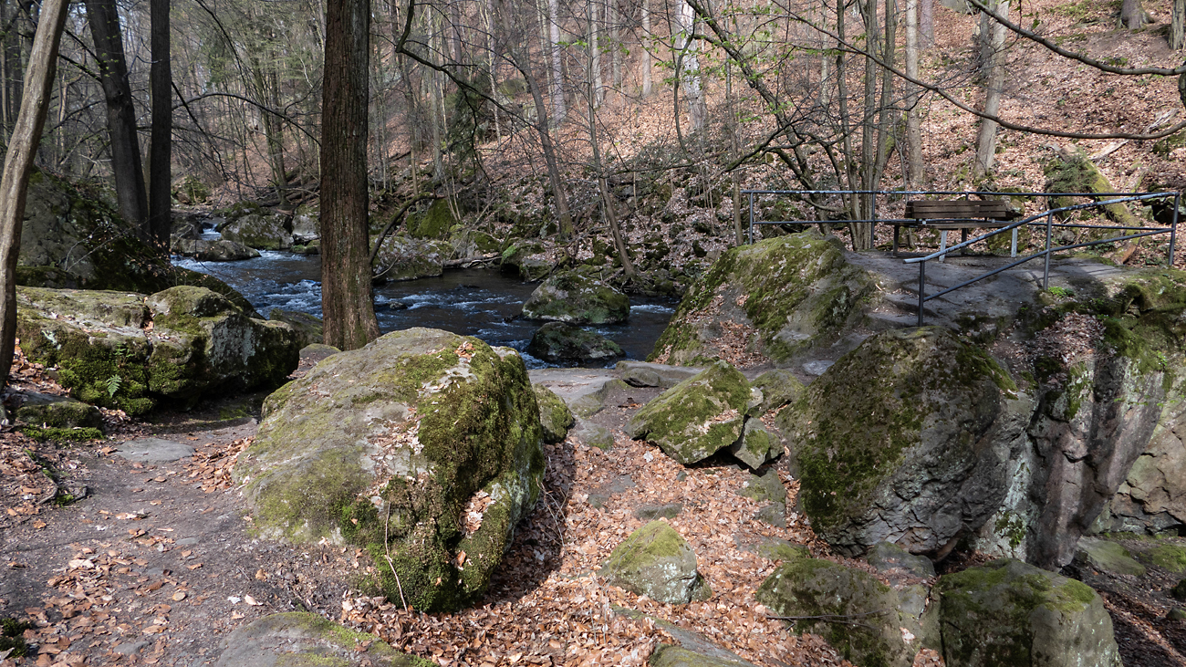 Noch ein Blick auf die Teufelskanzel