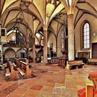 noch ein Blick in die Berchtesgadener Franziskanerkirche mit ihrem aussergewöhnlichen Gewölbe