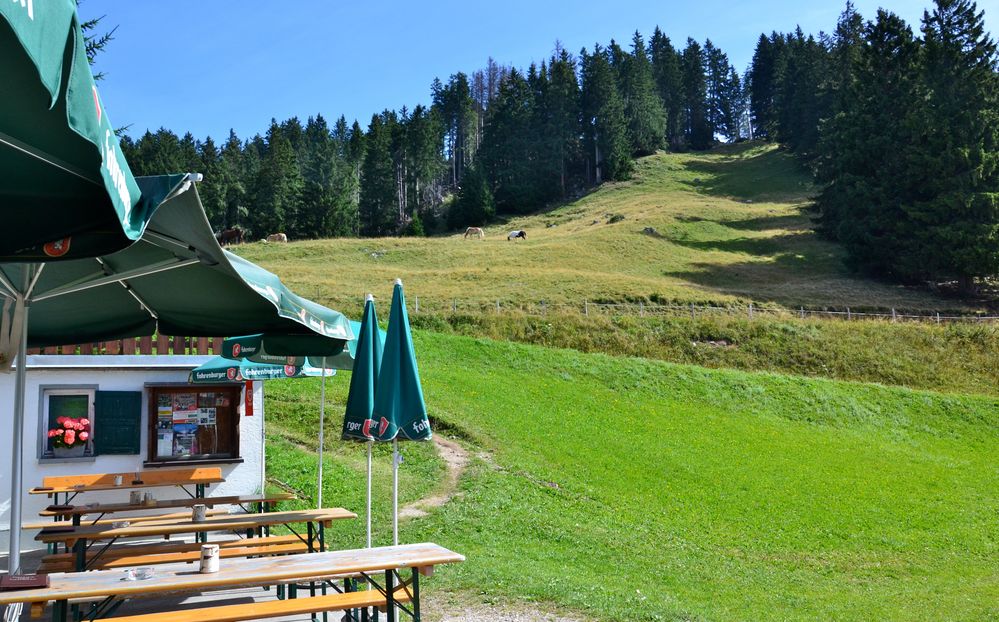 Noch ein Blick vom Berggasthaus "Rellseck"…,