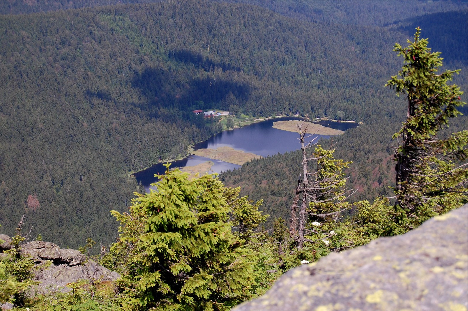 Noch ein Blick vom Großen Arber…