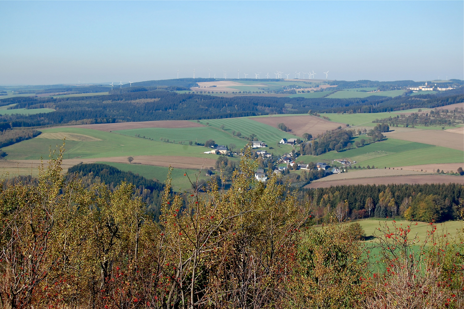 Noch ein Blick vom Schwartenberg in Seiffen (Erzgeb.)