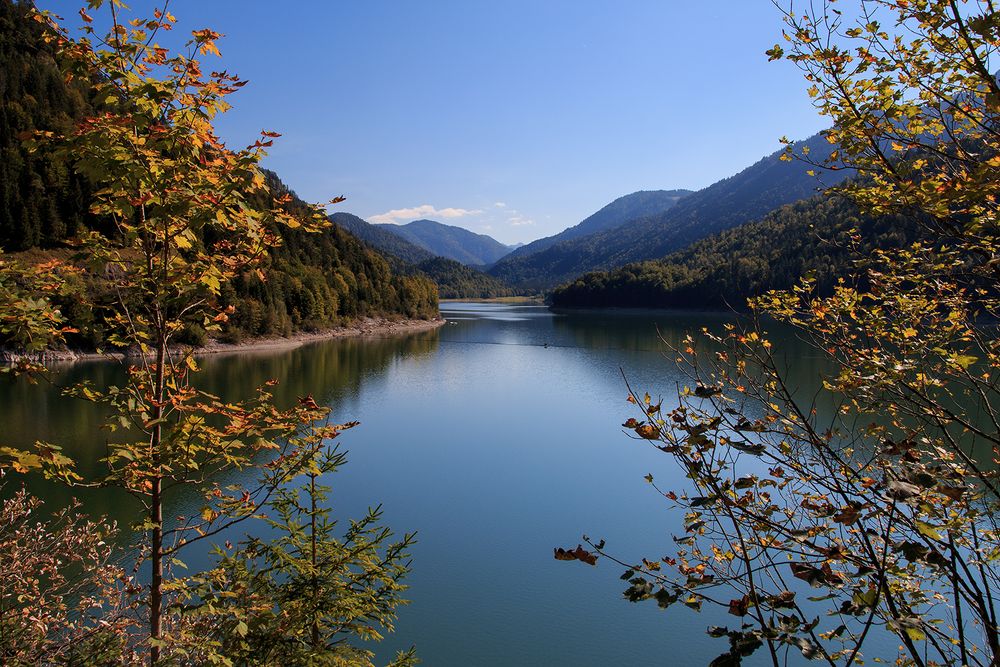 Noch ein Blick zum Sylvensteinsee