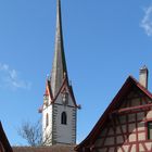 noch ein Kirchturm aus Stein a. Rhein