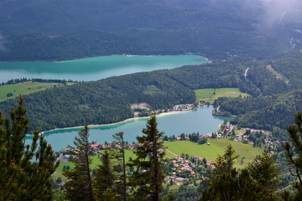 Noch ein letzter Blick auf den Walchensee…,