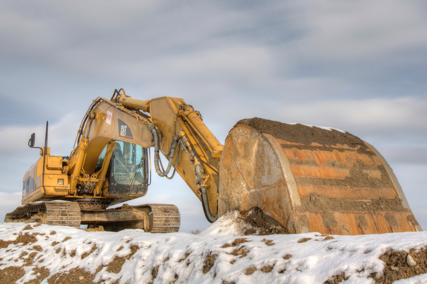 Noch ein Männerspielzeug der Firma Caterpillar