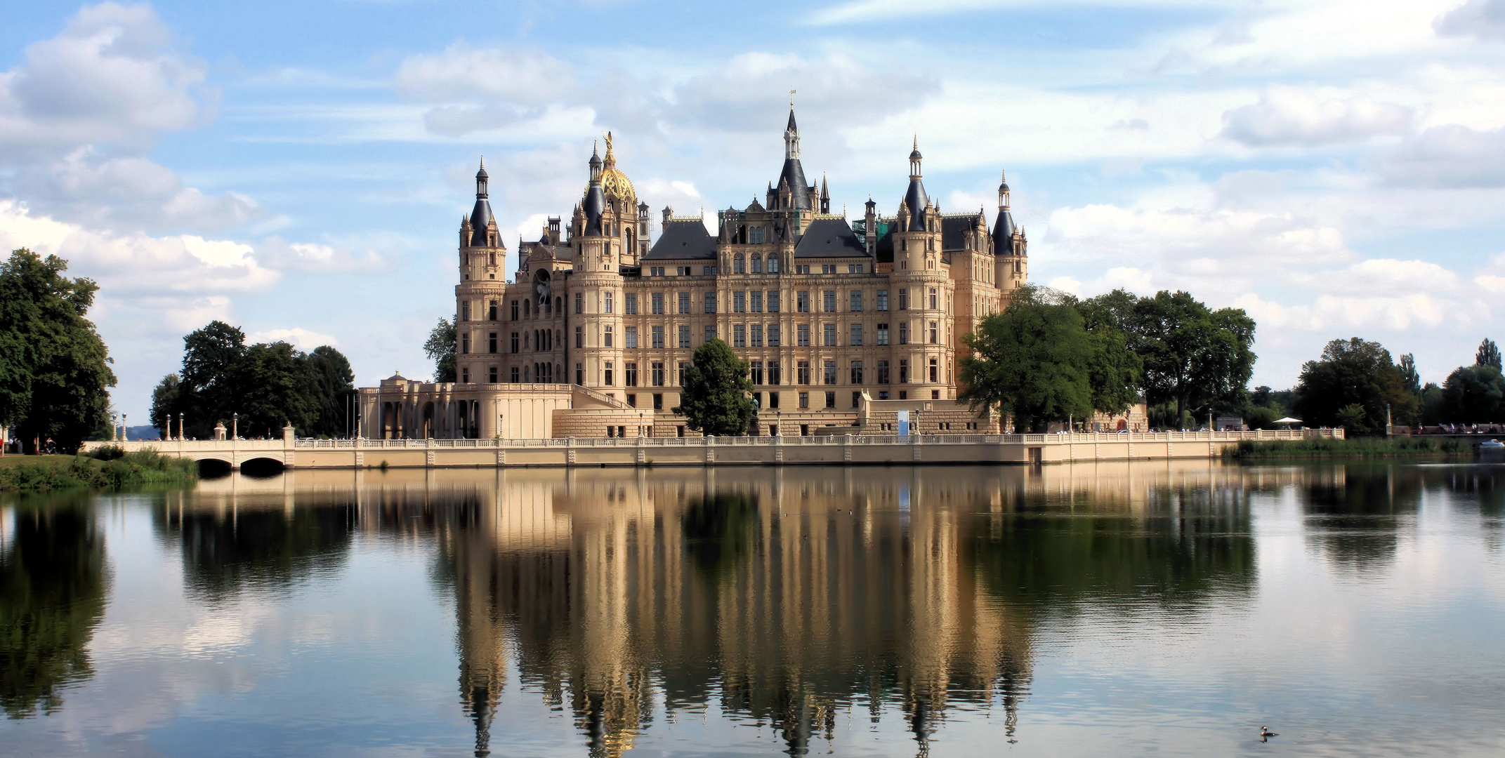 Noch ein Postkartenfoto / Schwerin / Schloss BUGA 2009