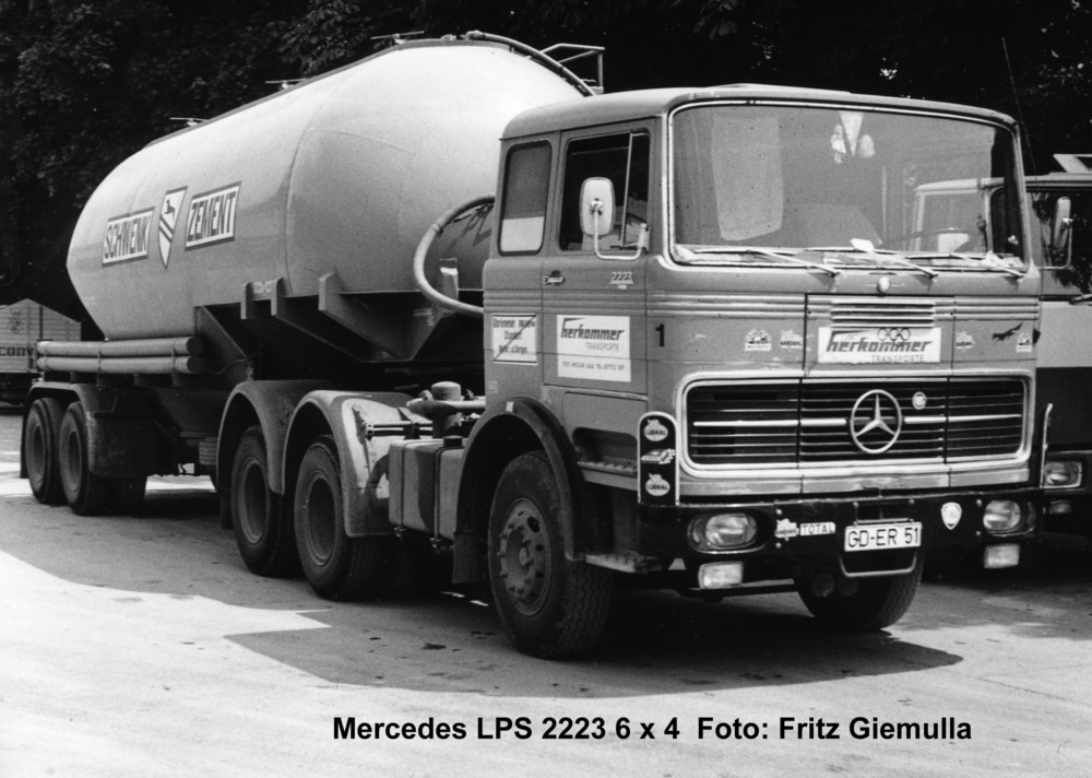 Noch ein Silozug: Mercedes LPS 2223