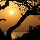 noch ein Sonnenaufgang in Spanien an der Costa Brava bei Palamos von einem anderen Standpunkt