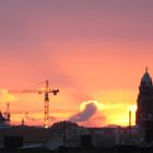 Noch ein Sonnenaufgang über Dresden