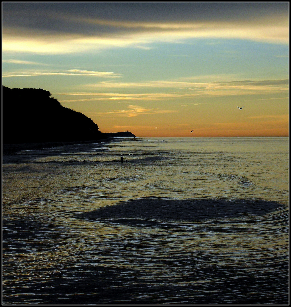 Noch ein Sonnenuntergang auf Usedom