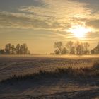 Noch ein Sonnenuntergang im Nebel