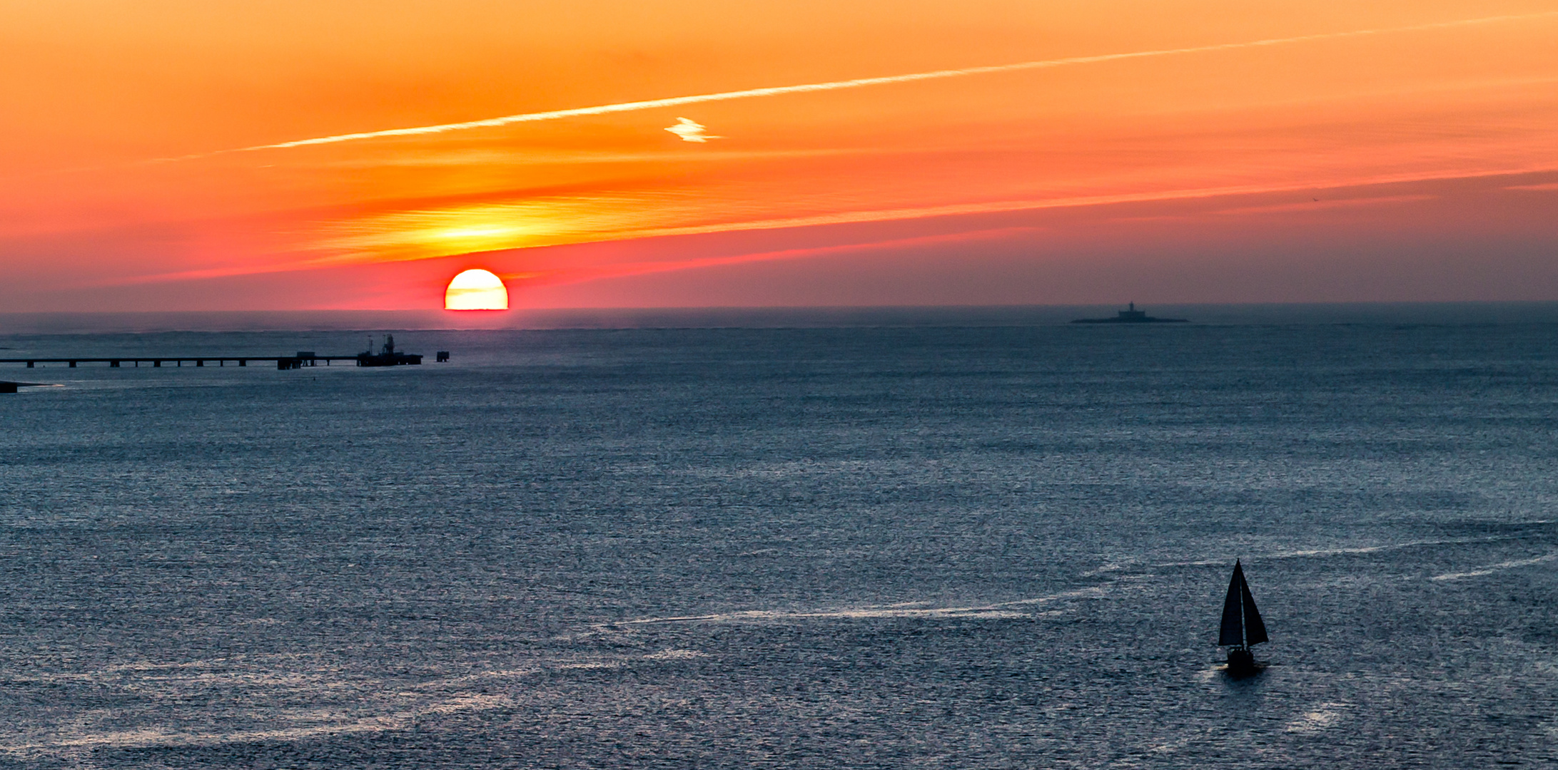 noch ein Sonnenuntergang in Belém