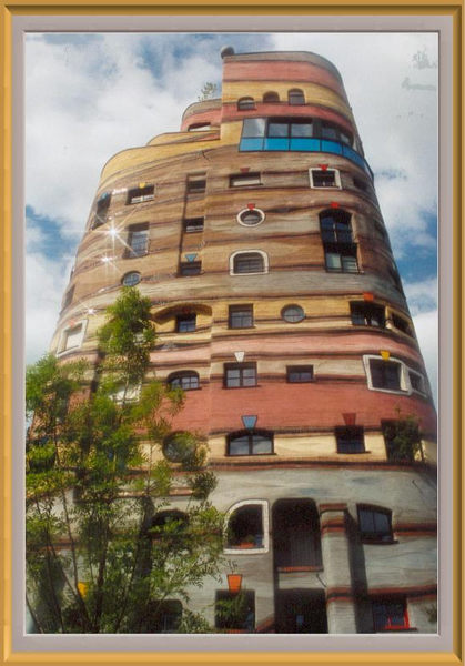 Noch ein Teil des Hundertwasserhauses