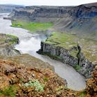 ... noch ein Wasserfall - diesmal der Hafragilsfoss unterhalb des Dettifoss