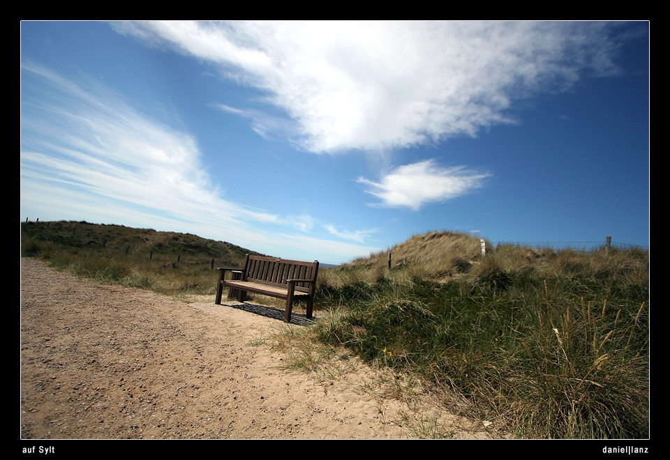 Noch eine Bank auf Sylt