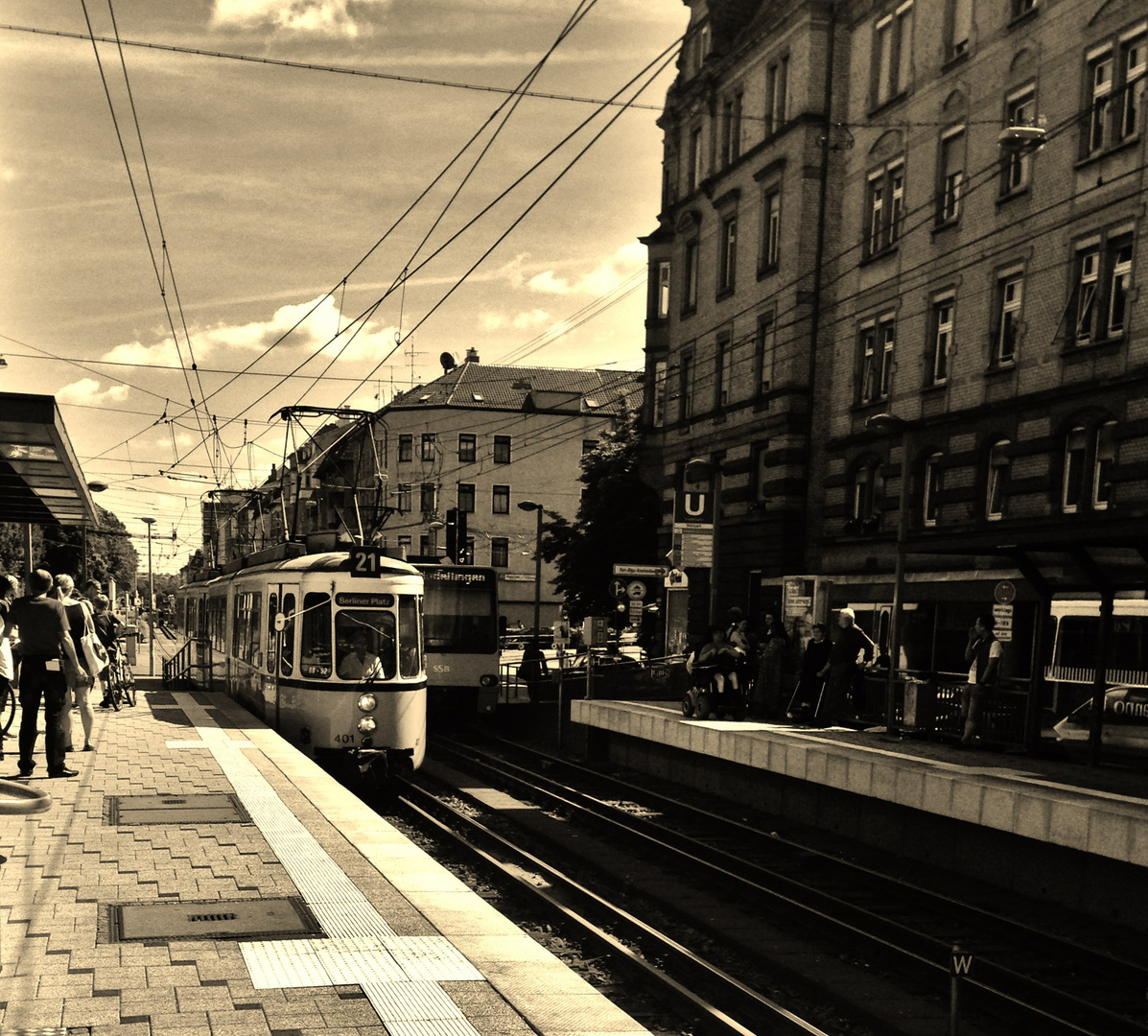 noch einemal die alte Bahn in der Geraden