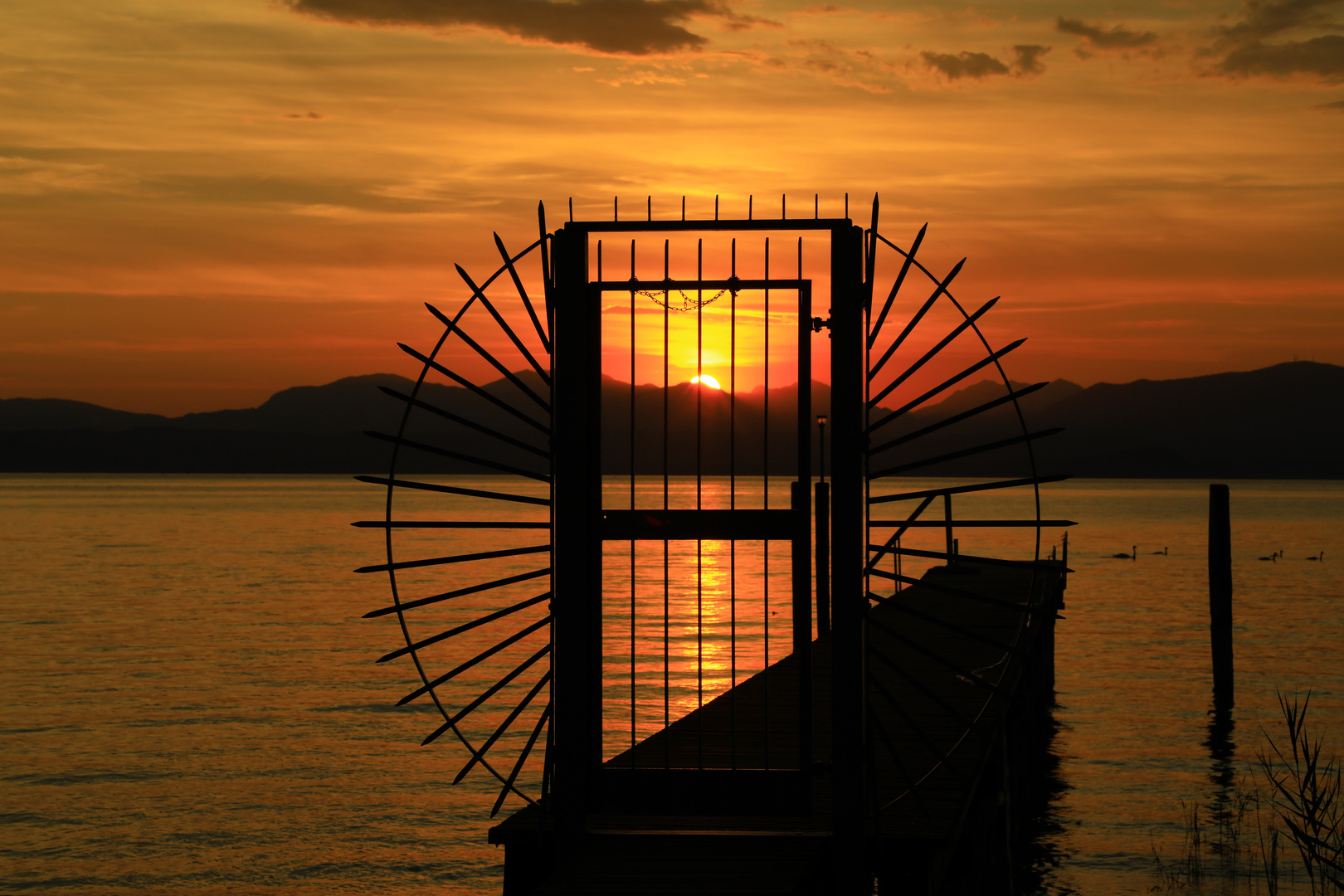 Noch einen Sonnenuntergang am Gardasee