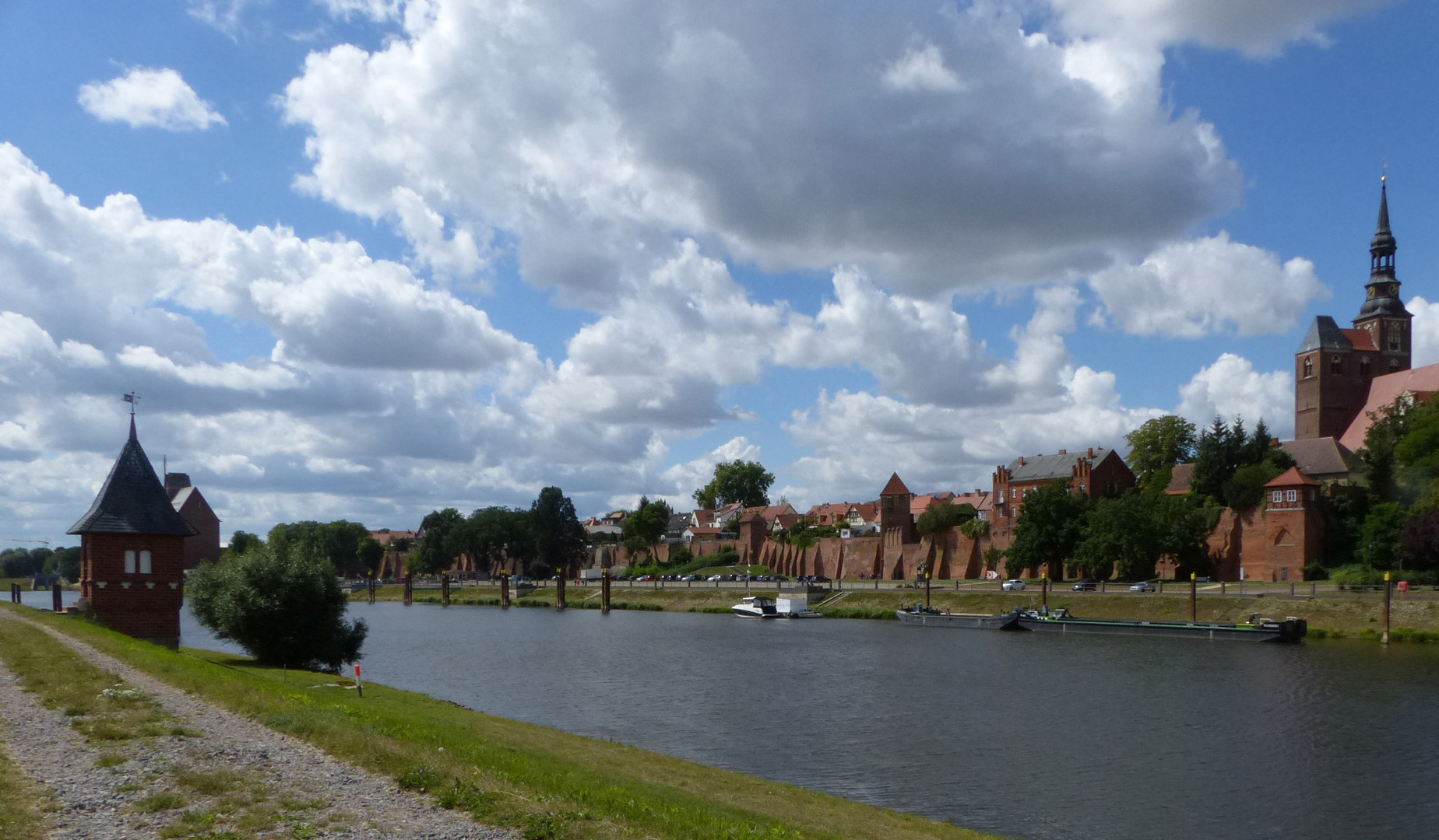 Noch einen weiteren Blick warf meine Enkelin Nadine