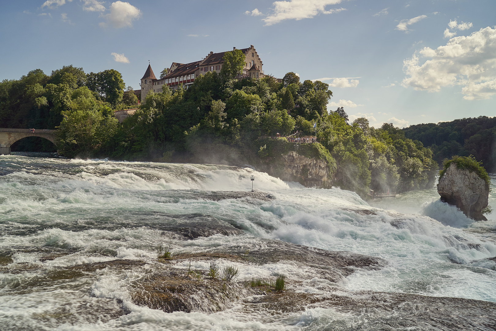 noch einmal den Rheinfall bei Schaffhausen