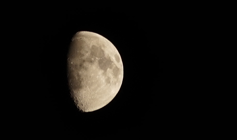 Noch einmal der Mond von Heute.