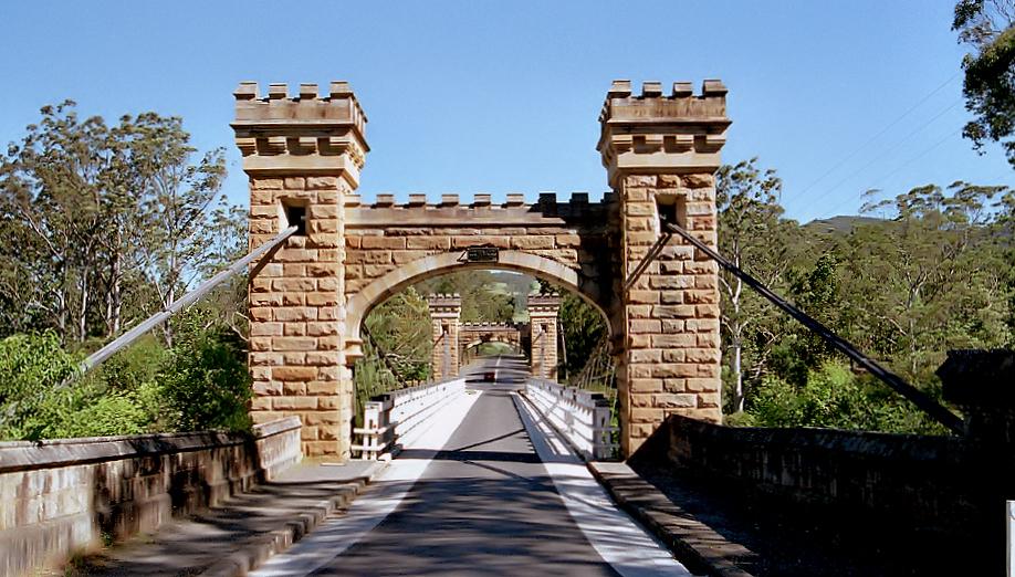 Noch einmal die Hampden Bridge, die mir gut gefallen hat.