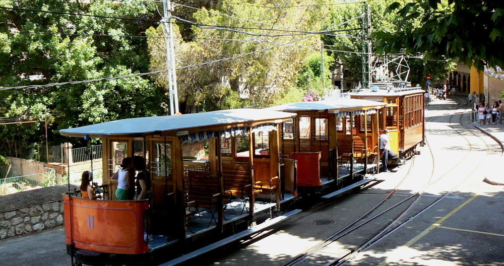 Noch einmal die historische Straßenbahn von Soller auf Mallorca