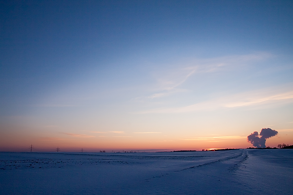 Noch einmal eine Schneelandschaft