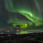 Noch einmal Polarlichter über den Lofoten