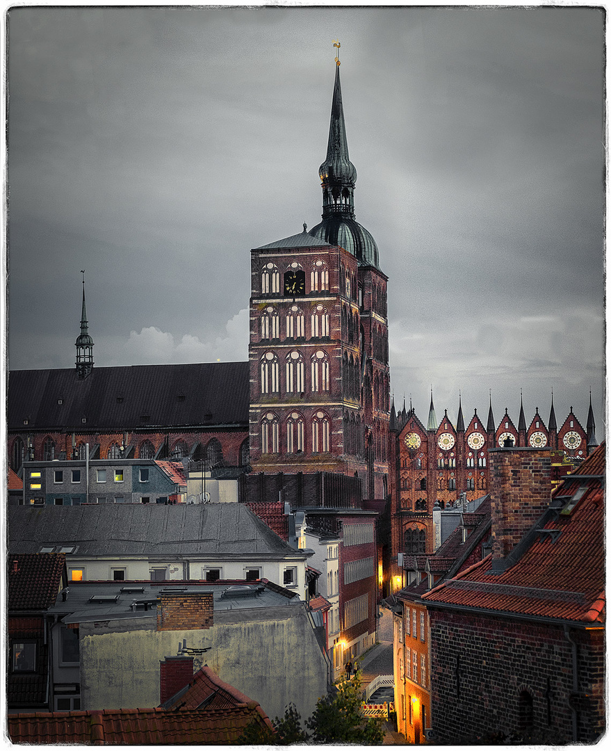 Noch einmal Stralsund aufs Dach gestiegen