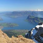 Noch einmal - weil's so schön ist - Vierwaldstättersee vom Pilatus aus