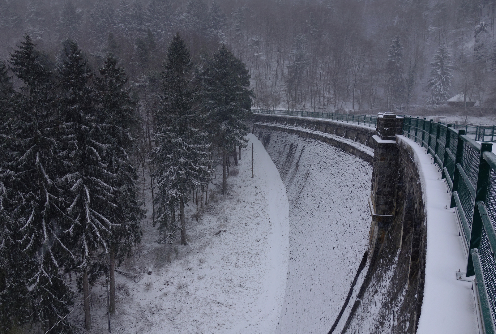 noch einmal winterlich Ende Februar, ...