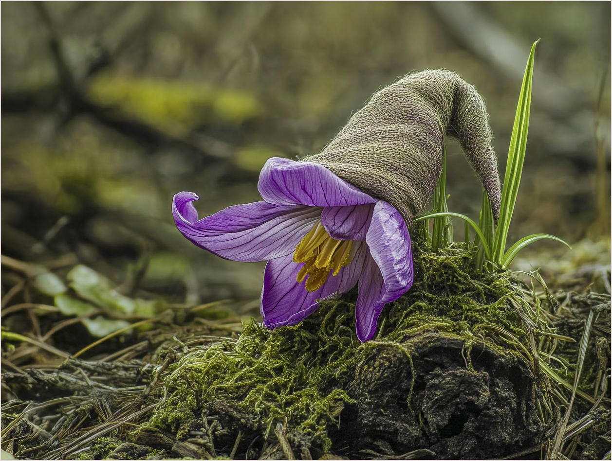 Noch etwas zu kalt für den Krokus! Foto &amp; Bild | ki - natur, ki ...