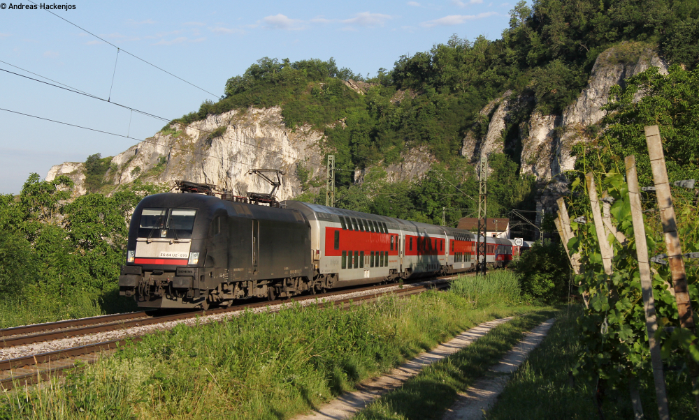 Noch fährt der Fernverkehr am Isteiner Klotz...