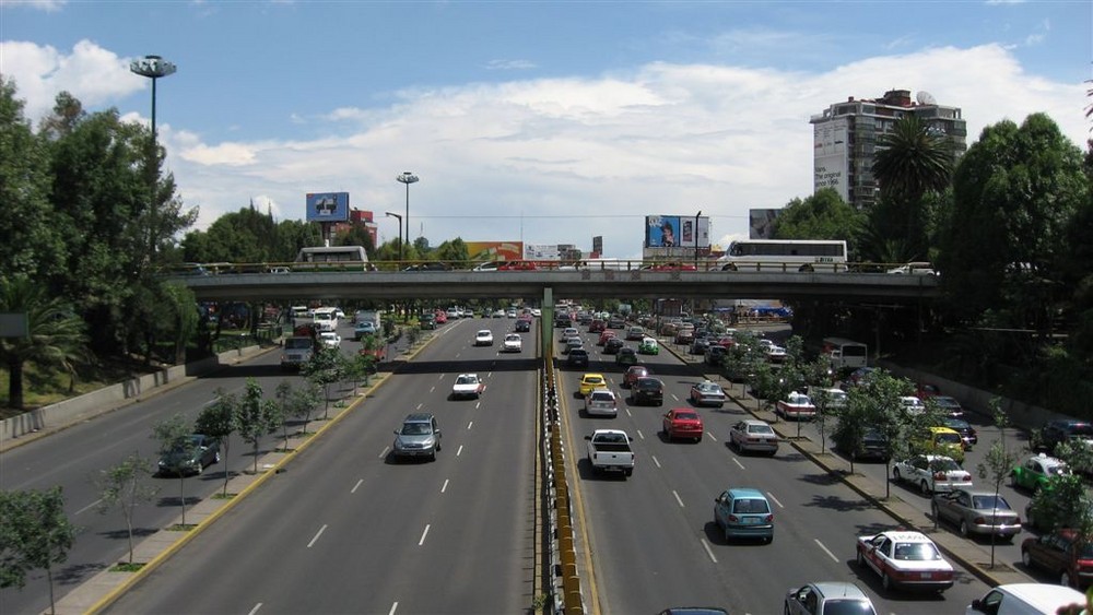 Noch fliesst der Verkehr in Mexiko Stadt!