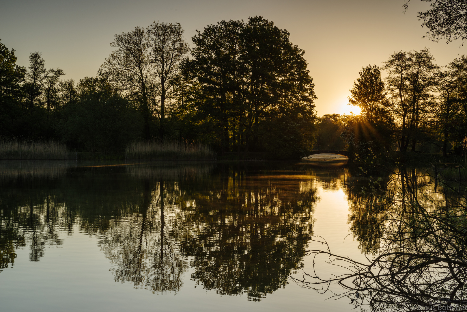 Noch ganz allein im Park