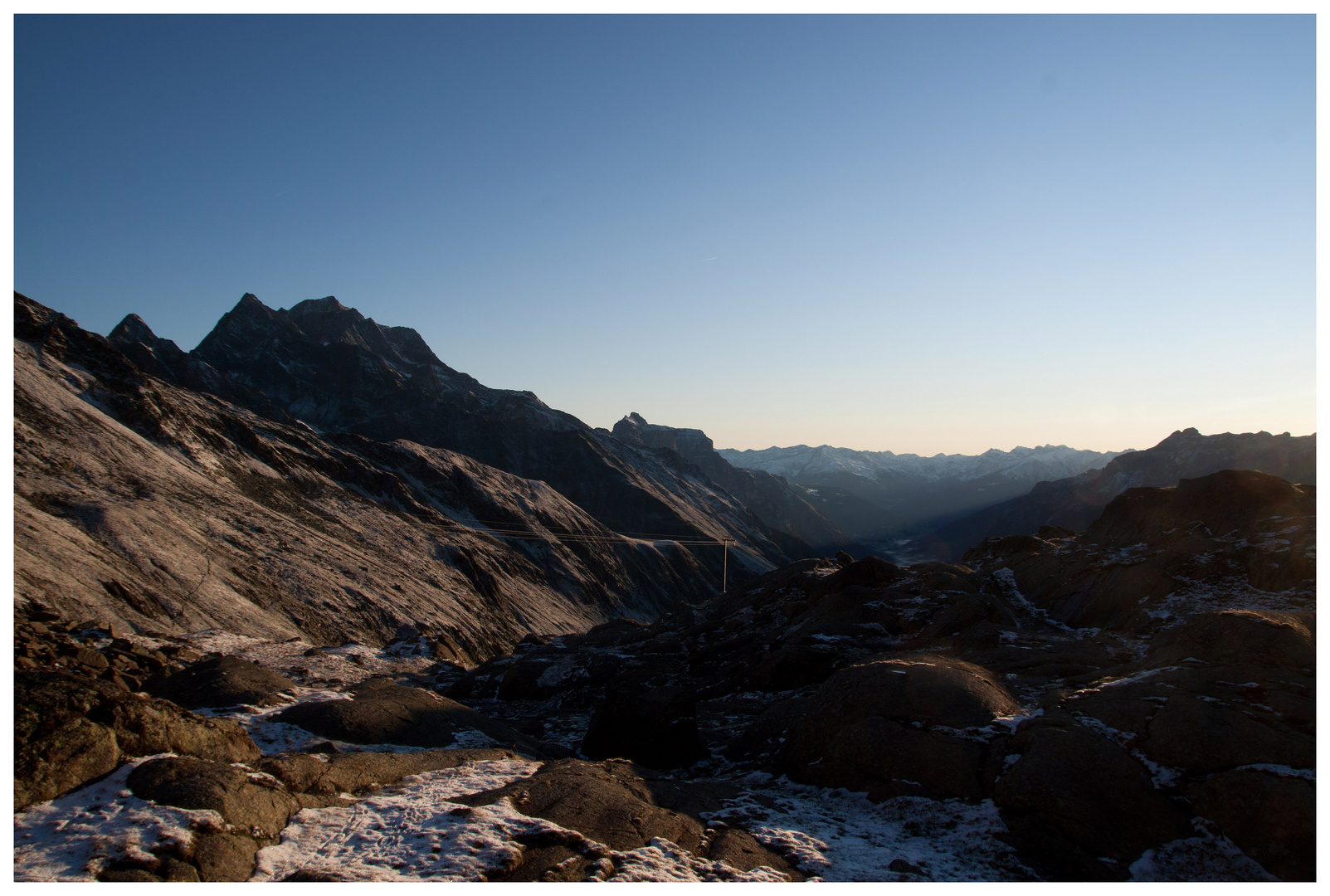 ...noch hat die Sonne das Gschnitztal nicht erreicht