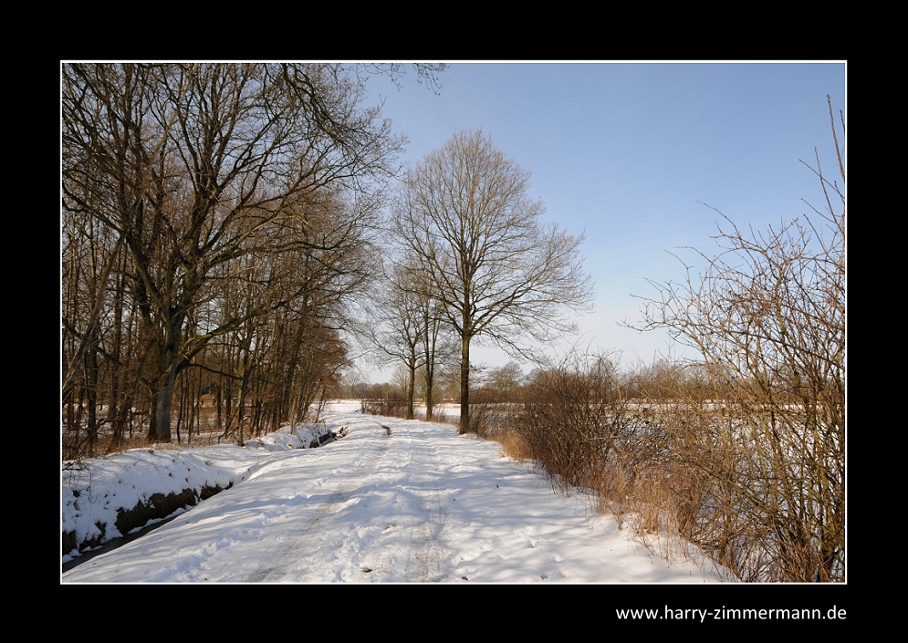 Noch immer alles verschneit